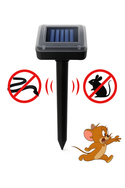 Repelente Solar Ultra Sônico Espanta Pragas 24 Horas A Prova d'água