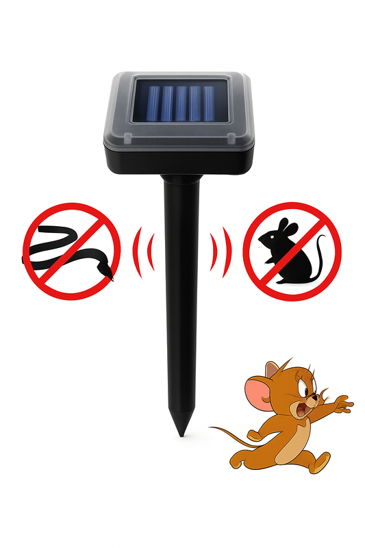 Repelente Solar Ultra Sônico Espanta Pragas 24 Horas A Prova d'água