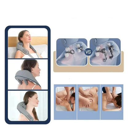 Massageador Elétrico de Pescoço e Ombro