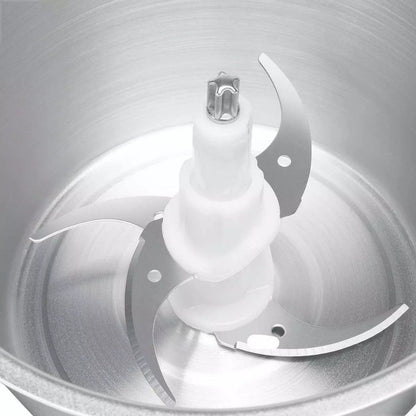 Processador e Triturador de Alimentos Elétrico Grande 2 Litros - Carnes, Grãos e Vegetais